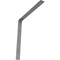Ekena Millwork Hamilton Steel Bracket, Hammered Gray 2"W x 20"D x 20"H BKTM02X20X20HAHGY - alternate 1